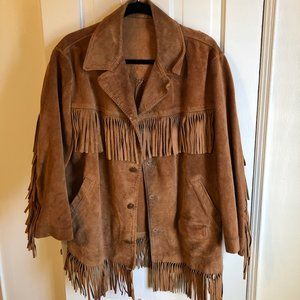 Rare Vintage McGregor Leather Fringe Jacket